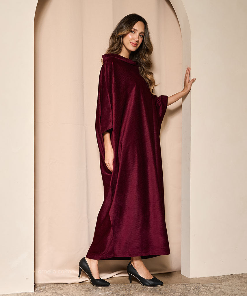 Caftano in velluto caldo e morbido - Ornella Caftan™