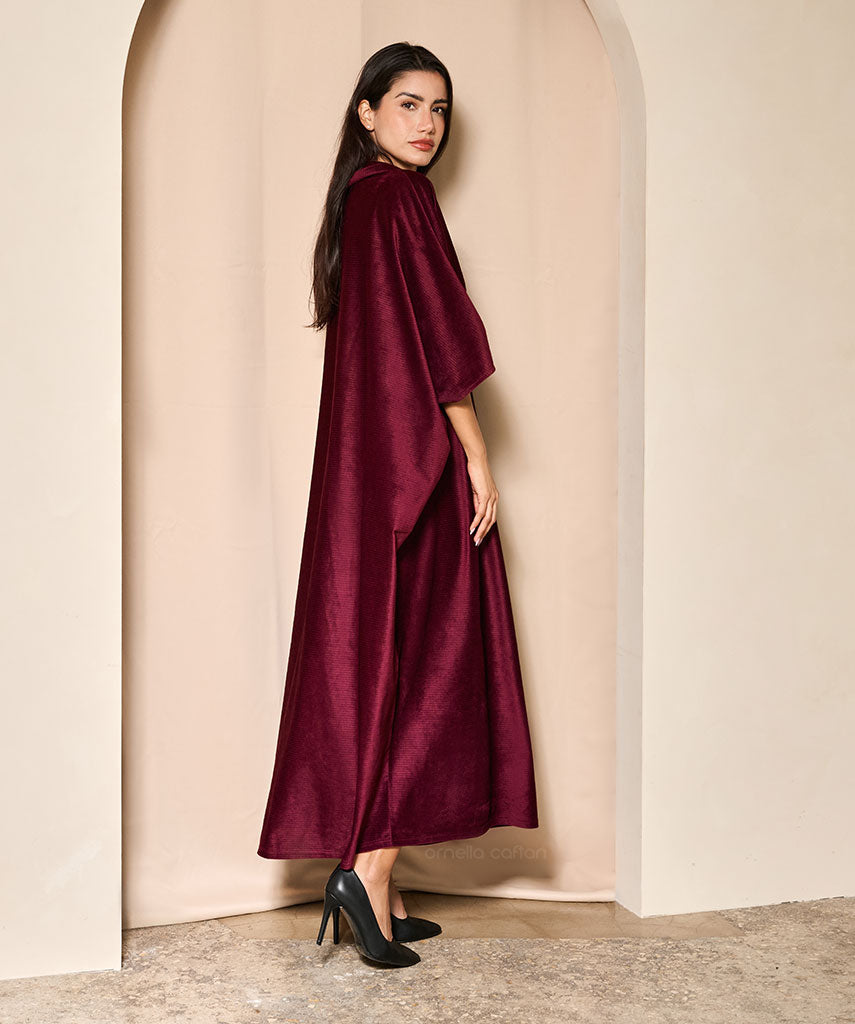 Caftano in velluto caldo e morbido - Ornella Caftan™