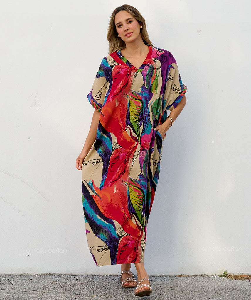 Casual, Abito con Tasche – Ornella Caftan™