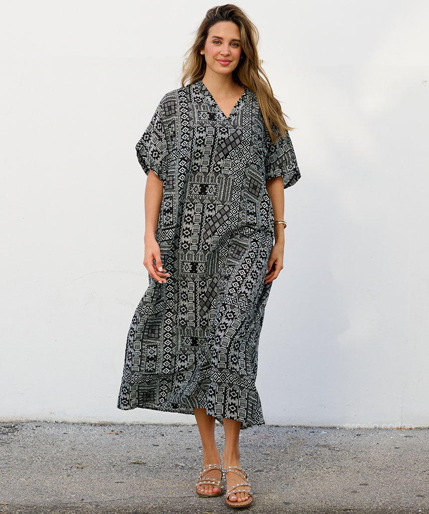 Casual, Abito con Tasche – Ornella Caftan™