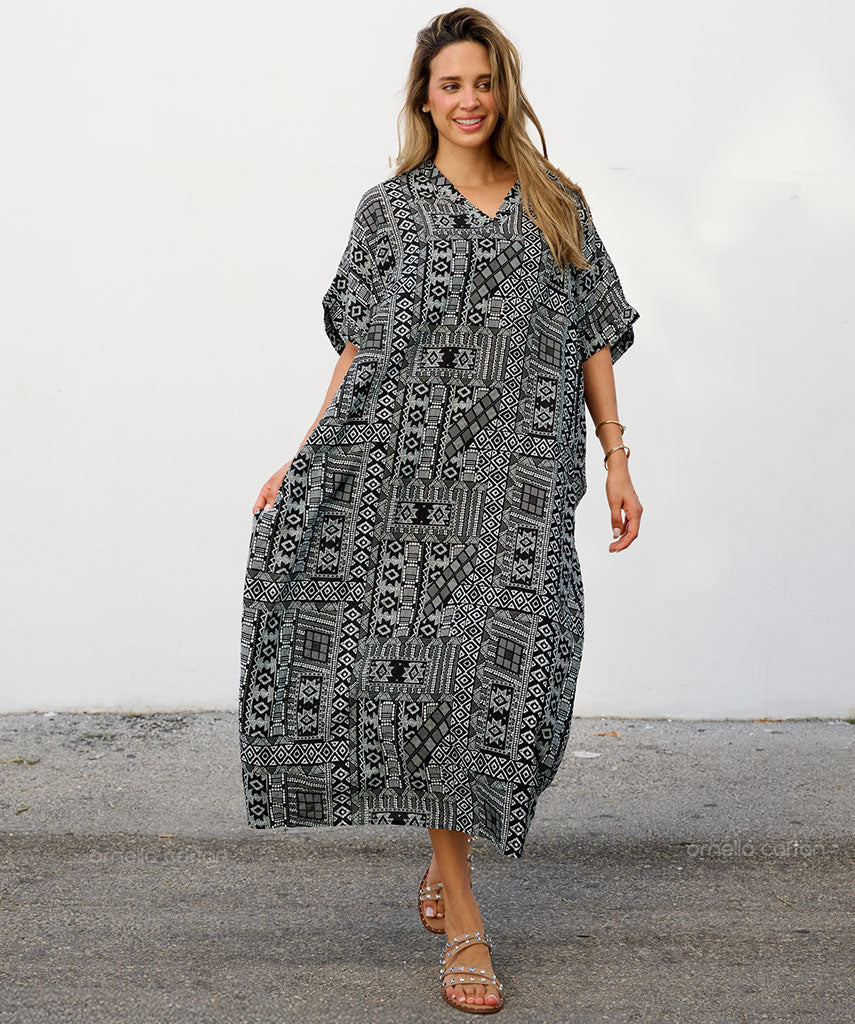 Casual, Abito con Tasche – Ornella Caftan™