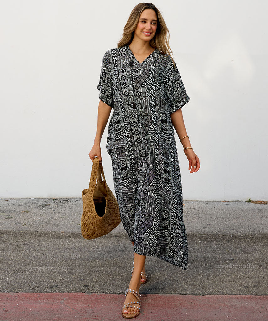 Casual, Abito con Tasche – Ornella Caftan™