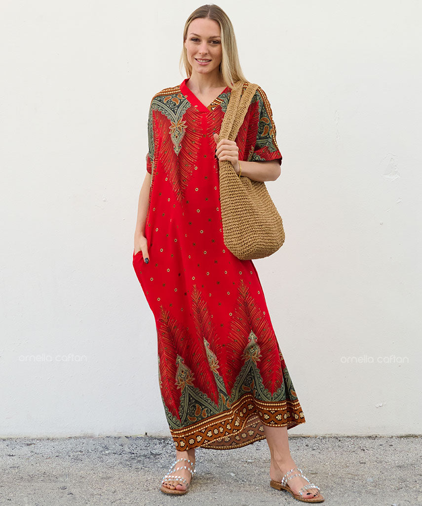 Casual, Abito con Tasche – Ornella Caftan™