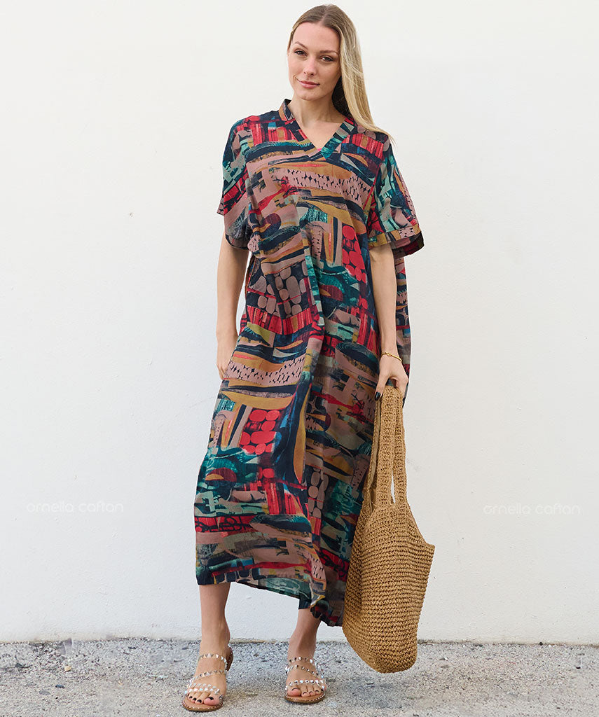 Casual, Abito con Tasche – Ornella Caftan™