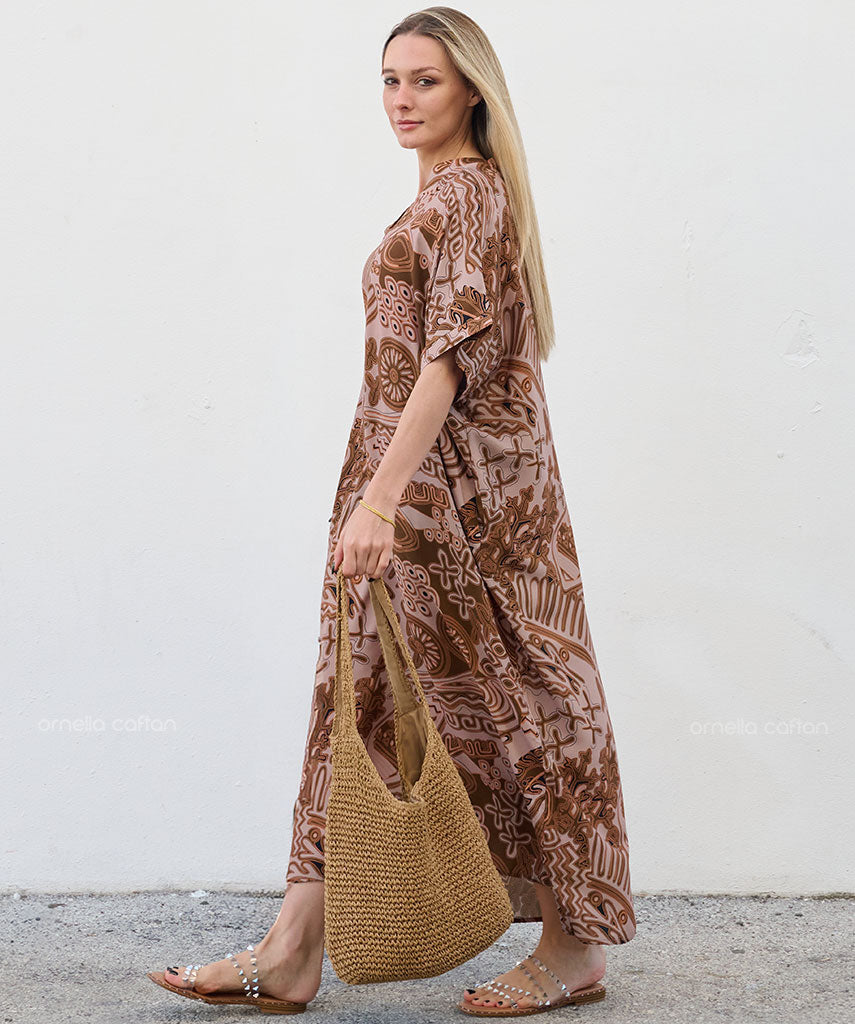 Casual, Abito con Tasche – Ornella Caftan™