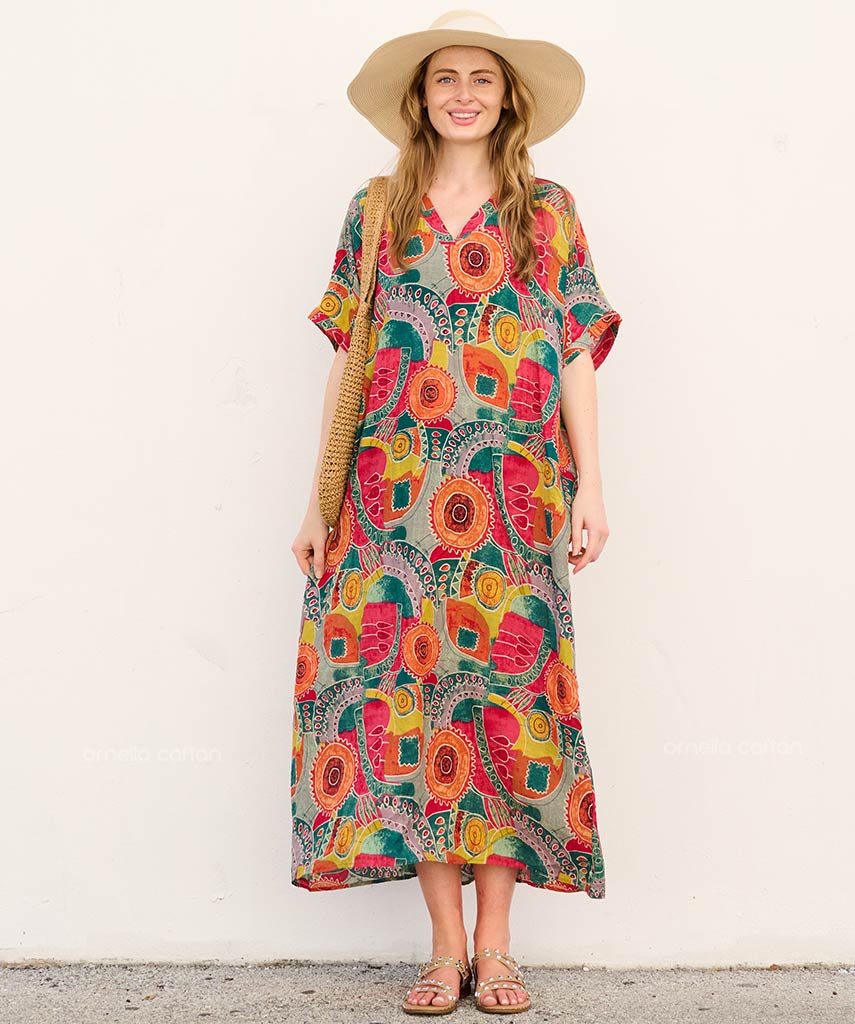 Casual, Abito con Tasche – Ornella Caftan™