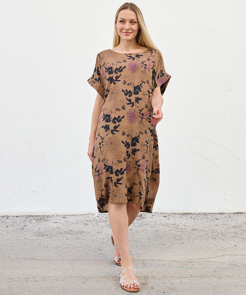 Casual, Abito Corto con Tasche – Ornella Caftan™