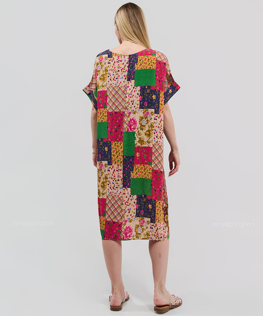 Casual, Abito Corto con Tasche – Ornella Caftan™