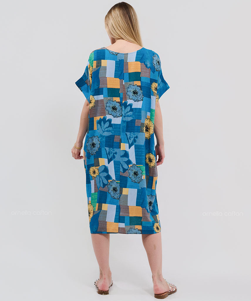Casual, Abito Corto con Tasche – Ornella Caftan™