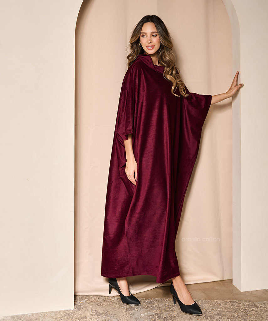 Caftano in velluto caldo e morbido - Ornella Caftan™