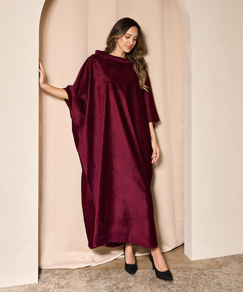 Caftano in velluto caldo e morbido - Ornella Caftan™