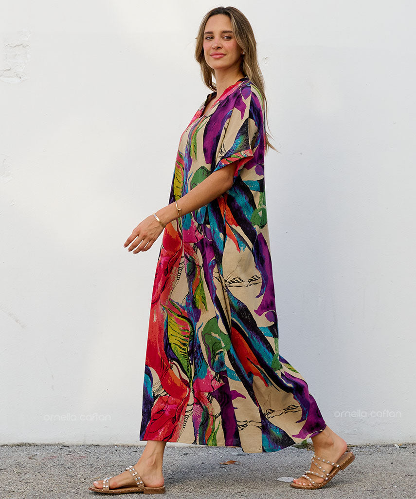 Casual, Abito con Tasche – Ornella Caftan™