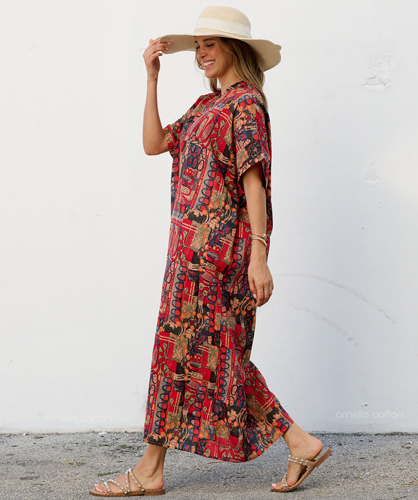 Casual, Abito con Tasche – Ornella Caftan™