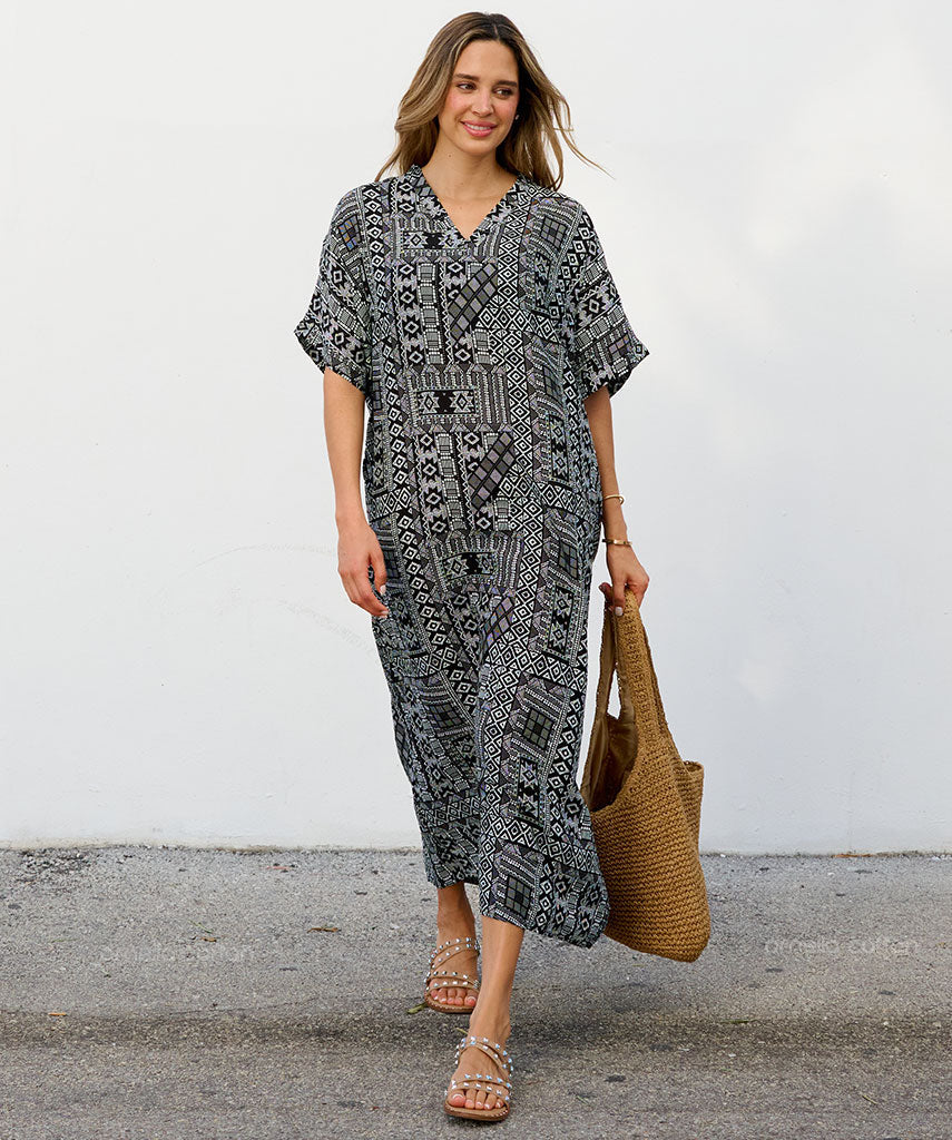 Casual, Abito con Tasche – Ornella Caftan™