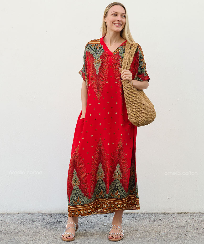 Casual, Abito con Tasche – Ornella Caftan™
