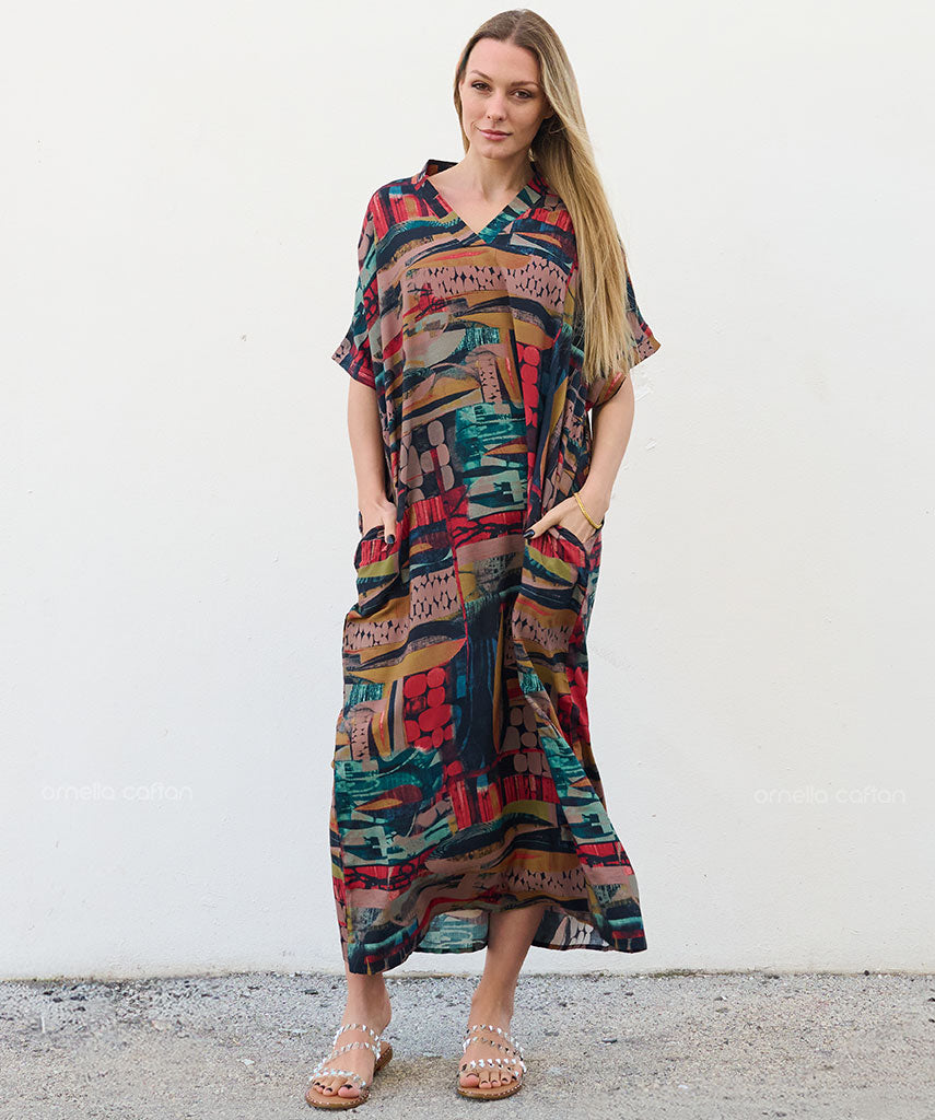 Casual, Abito con Tasche – Ornella Caftan™