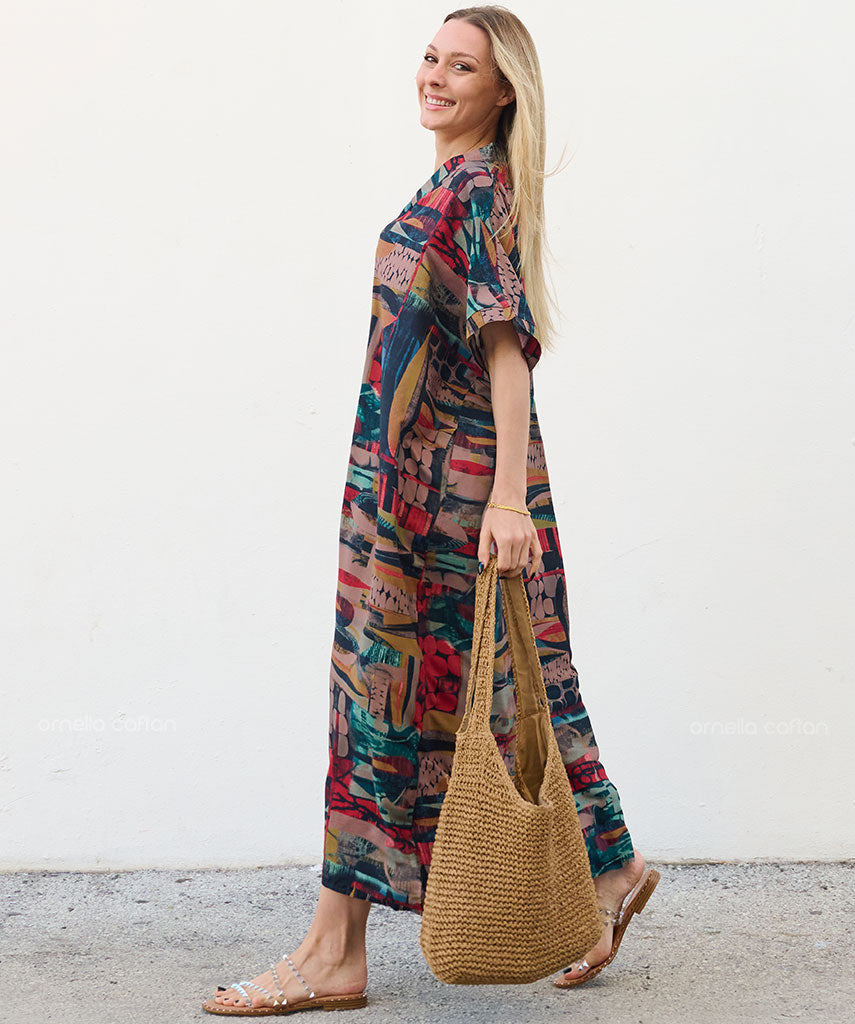 Casual, Abito con Tasche – Ornella Caftan™