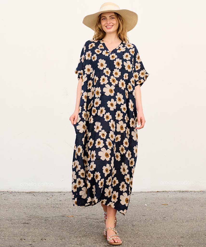 Casual, Abito con Tasche – Ornella Caftan™