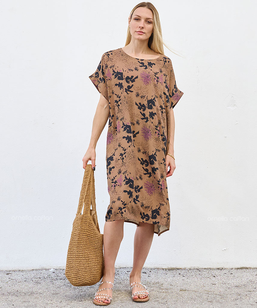 Casual, Abito Corto con Tasche – Ornella Caftan™