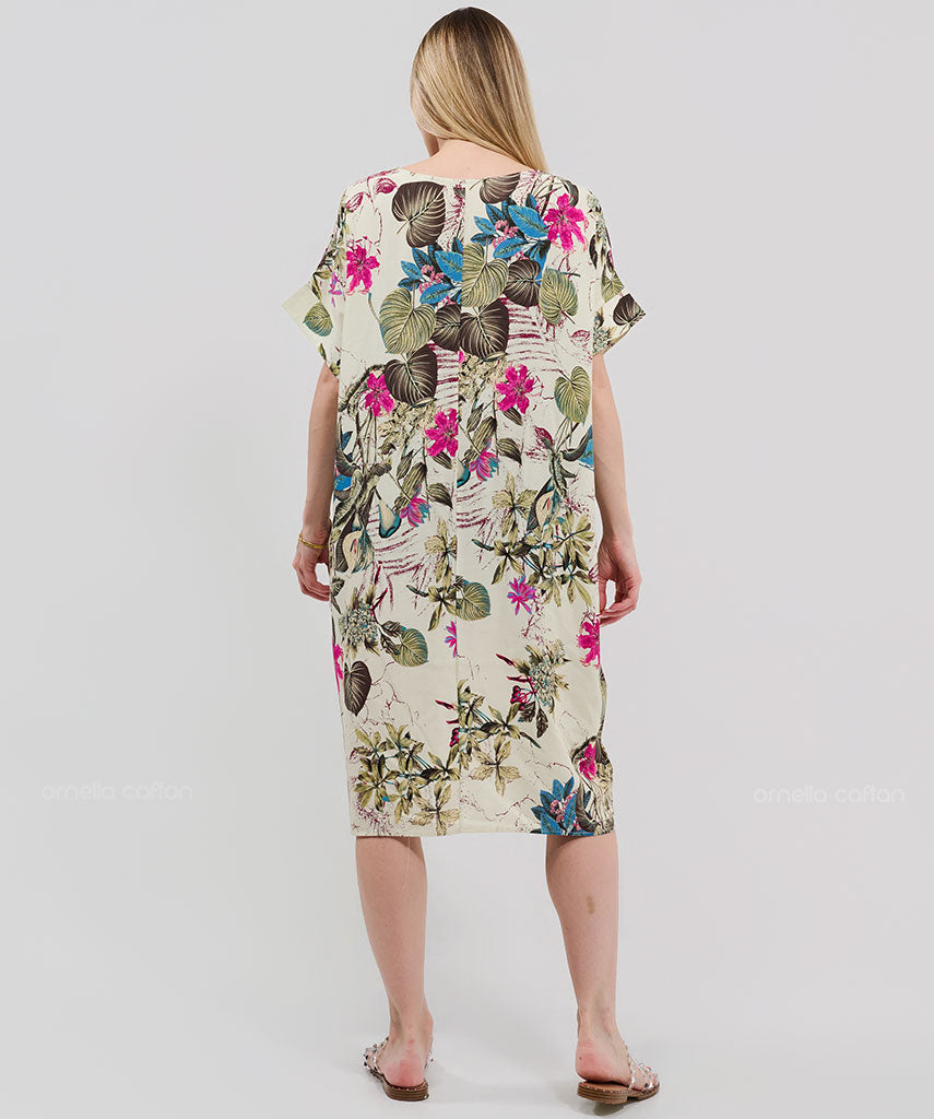 Casual, Abito Corto con Tasche – Ornella Caftan™