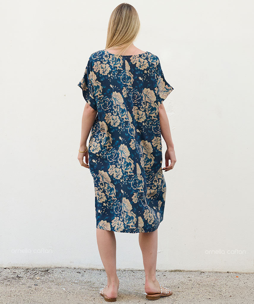 Casual, Abito Corto con Tasche – Ornella Caftan™